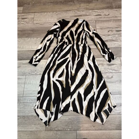 Sofia Vargara zebra print midi dress size S - Picture 10 of 13